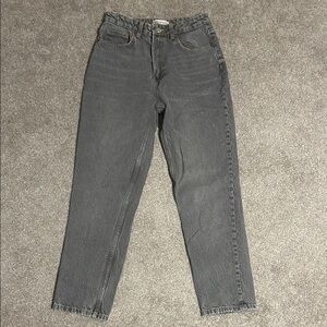 Zara Women's Gray Straight Leg Jeans